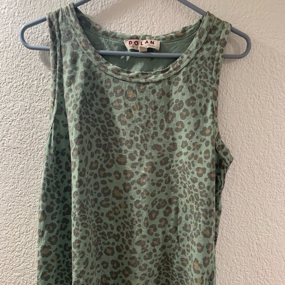 Anthropologie Leopard Print Tank Top
